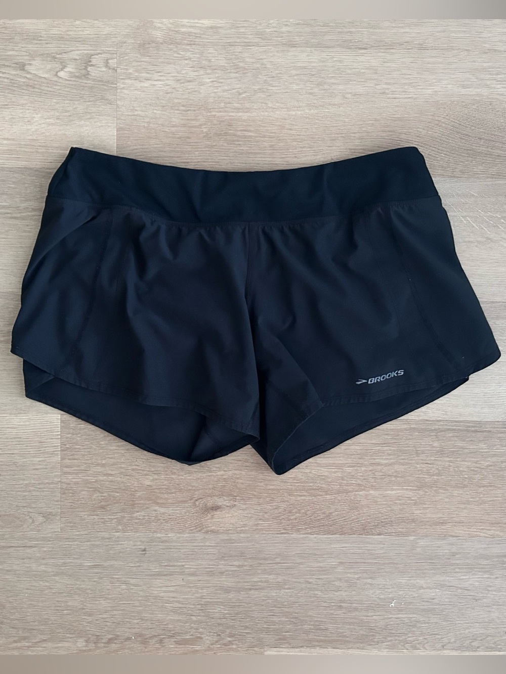 Brooks Black 2-in-1 Running Shorts Built-In Liner DriLayer Size L